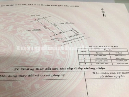 4 đất sổ đỏ 177m2 gần đường Trần Đại Nghĩa. xã Điện Hoà