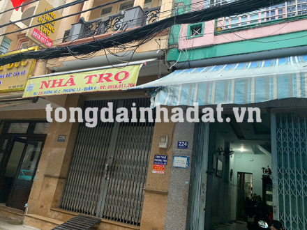 4 Cho thuê phòng trọ 226 đường số 2, P.13, Q.6, TPHCM 