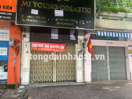 4 Cho thuê nhà nguyên căn 335 Minh Phụng, P.2, Q.11, TPHCM 