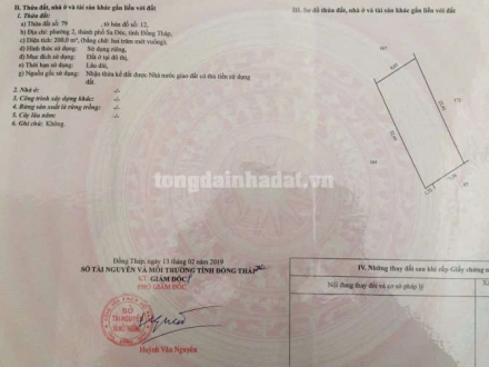4 Cần bán đất thổ cư Đường Võ Văn Phát, Xã Tân Phú Đông, Thành phố Sa Đéc, Đồng Tháp